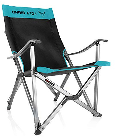 RACEFOXX Campingstuhl Klappstuhl Faltstuhl türkis, belastbar bis 150 kg