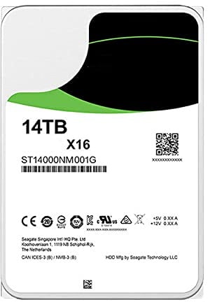Disco rigido da 3,5 14TB Enterprise 7200RPM SATAIII 6Gb/s 256MB Cache SMechanical Hard Disk ST14000NM001G