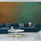 Muralo VLIES FOTOTAPETE 152,5x104 TAPETE Wandtapeten Orange Türkis Ombre Wohnzimmer Schlafzimmer Moderne Wandbilder XXL Wand Dekoration Abstrakt Luxus Br. 152,5 cm x Hö. 104 cm