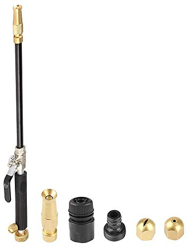 Ruolin Hochdruck Wasserschlauch mit Düse, Gute Qualität Legierung Wash Tube für Hochdruck Power Wasser Jet Washer, Ideal zum Waschen von Autos, Garten, Rasen, Terrassen und Gehwegen