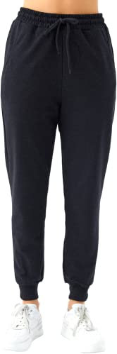 Björn - Swensen - Pantalon de Jogging en Coton pour Femmes - Sport Long, Loisirs, Survêtement - Fille - Coupe Étroite, Anthracite, XS