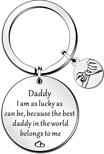 SMARGO Porte-clés Daddy Gifts de la part d'une fille, d'un fils, de Noël, d'anniversaire, de fête des pères