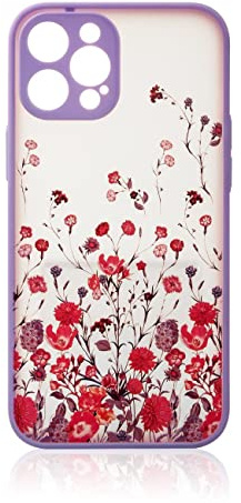 COFI 1453 Design Flower Case Handy-Hülle Cover Kameraschutz kompatibel mit Samsung Galaxy A13 5G Lila