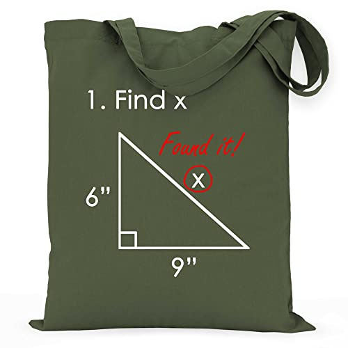 wowshirt Stoffbeutel Jutebeutel Finde X Mathe-Lehrer Student Uni Geek Nerd