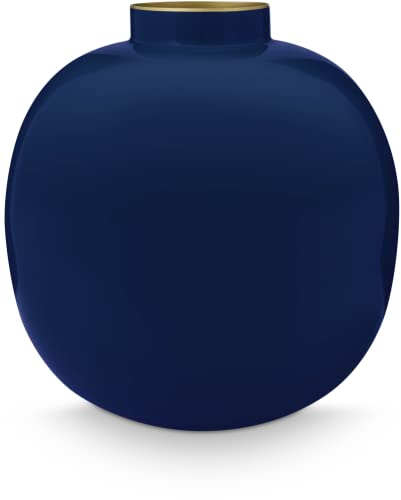 Pip Studio Vase Metal blau 23 cm