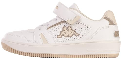 Kappa YELDES K Unisex Kids Sneaker, Weiß, 35 EU