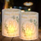 Lot de 12 photophores décoratifs pour 80 ans Décoration de table d'anniversaire pour homme et femme, cadeau pour 80 ans, convient pour bougies chauffe-plat ou autres bougies