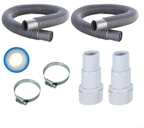 Filtración eficiente de piscinas simplificada con nuestro kit de repuesto de mangueras todo en