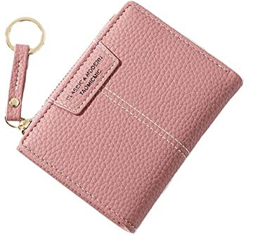 Kleines Portemonnaie Damen mit Münzfach Wallet für Women Geldbörse Portemonnaie Kleingeldbörse Klein Dünn Mini-Geldbeutel Karten Wallet Money Clip