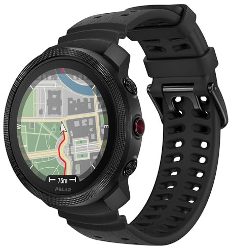 Polar Vantage M3 - Reloj Inteligente multideportivo con Pantalla AMOLED, GPS de Doble frecuencia, navegación Paso a Paso, duración de la batería de hasta 7 días, Color Negro
