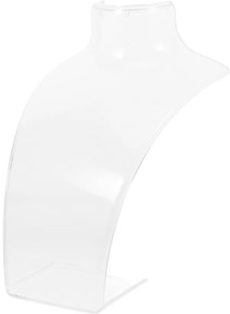 OKUMEYR 3stücke Acryl Schmuck Display Ständer Für Halsketten Und Ohrringe Transparenter Schmuckbüstenhalter Für Verkaufspräsentationen Und Persönliche Sammlungen