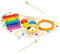 WHAMVOX Schlagspielzeug Für Jungen Und Mädchen Musikinstrument Aus Holz Spielzeug Musikinstrument Für Kleinkinder Babyspielzeug Lernspielzeug Musikspielzeug Für Jungen Und Mädchen