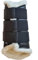 RL24 - Gamaschen Comfort – Pferdegamaschen mit weichem Teddyfutter & Klettverschlüssen – anatomisch geformt & stoßabsorbierend – Gamaschen für Pferde in schwarz – Größe S