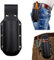 SilverChry Biergürtel Bierhalter, Flaschenhalter Gürtel Leder, Bierholster Leder Schwarz, Biergeschenke für Männer Vatertag Biertrinker/Liebhaber Grillpartys Reisen Bierzubehör