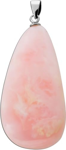 Ch.Abramowicz Opal Anhänger Sterlingsilber 925 rosa weißer Andenopal 38.4ct.