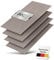 Aeco Sound® - Panneaux Acoustiques En Bois, 4 Pièces De 120x60 cm (= 2,88m²) - Feutre Acoustique (Gris) & Placage En Bois Véritable (Poirier) - Revêtement Mural 3D, Isolation Phonique