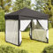 Vetnasa Tente de réception Pliable avec parois Anthracite 2x2 m,Maison & Jardin,Pelouses & Jardins,Vie en extérieur,Structures extérieures,Auvents & abris,Anthracite,9.65kg,93509