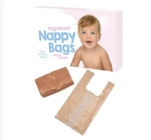 UKDGTMR Sacchetti profumati per lo smaltimento dei pannolini, confezione da 200 sacchetti usa e getta per cambio pannolini per bambini, sacchetti per rifiuti per adulti, profumati per cacca di cani