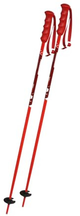 Komperdell Red Peak Bâtons de ski pour enfant Rouge Taille 85 cm Pour jeunes explorateurs et alpinistes