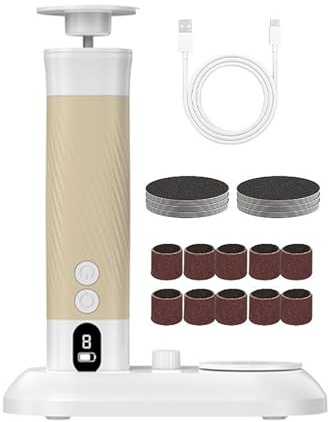 Lima elettrica professionale del piede 9 intensità doganale Modalità avanti/inverso Schermo digitale Memoria automatica Carica USB veloce taglierina per calli a velocità multipla