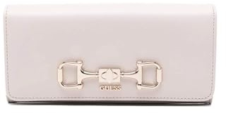 GUESS Geldbörse Janie SLG Flap Organizer Stone beige