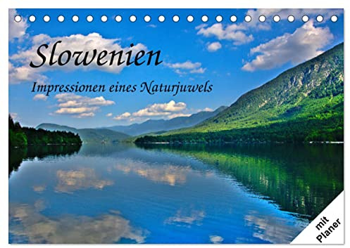 Slowenien - Impressionen eines Naturjuwels (Tischkalender 2026 DIN A5 quer), CALVENDO Monatskalender: Kleines Land mit großartiger Natur (CALVENDO Natur)