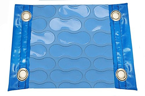 MANTA TÉRMICA (COBERTOR TÉRMICO-CUBIERTA ISOTÉRMICA-TOLDO PARA PISCINA) DE 500 MICRAS GEOBUBBLE COOLGUARD CON REFUERZO EN LOS LADOS ESTRECHOS + OJALES EN ACERO INOXIDABLE (6x3m)