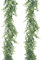 GraduatePro Guirlande Eucalyptus Artificiel Longue Plant Feuilles Lot de 2 Mariage Décoration Verdure Fond Arch Noël Murale Jardin Interieur Exterieur