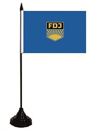 Tischflagge DDR FDJ Fahne Flagge Tischfahne 10 x 15 cm
