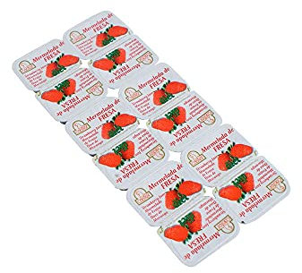 MERMELADA FRESA DIET CASTER MONODOSIS 20 GR (396 UNIDADES)
