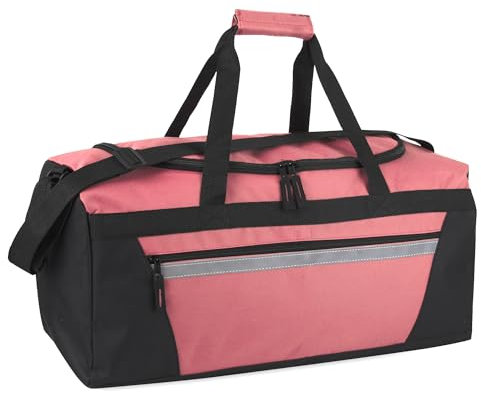 Sac de sport réfléchissant de 40 litres avec bandoulière pour homme, femme, voyage, rose, Sportif