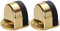 Door Stopper Door Stopper Wedge Wall Protectors with Self Adhesive Home Decor Bumper Tips from Door Knobs Gold