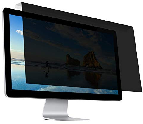 J J-Dream Hanging Privacy Screen for Monitor for Widescreen Monitors 25 Inch to 28 Inch (25,26,27,28’’) 16:9/16:10 Aspect Ratio