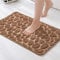 MIULEE Badematte Memoryschaum Badezimmerteppich rutschfeste Badteppich Wasserabsorbierend Badvorleger Schnelltrocknend Waschbar Duschvorleger für Badezimmer 50x80cm Kaffee
