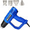 Heat Gun 2000W Heavy Duty Fast Heat Hot Air Gun Kit with 4 Nozzles with Overload Protection for Crafts, Shrinking PVC, Stripping Paint