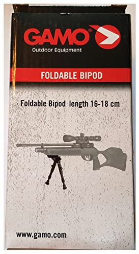 Bípode Gamo para raíl Picatinny | Soporte abatible Fabricado en Aluminio para carabinas, Rifles y escopetas de balines y Airsoft