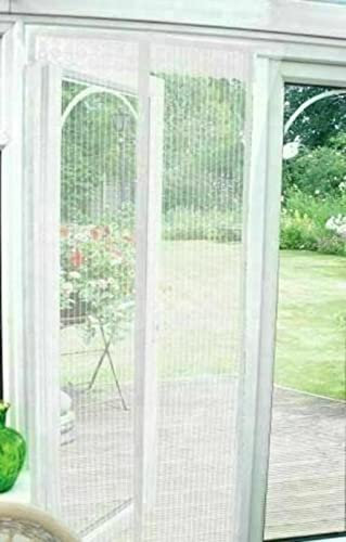 (HoF)® Magic Curtain Mesh Door Magnetic Fastening Mosquito Fly Bug Insect Net Screen (White)