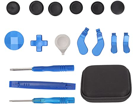Accessoires de Manette, Fabriqués en Silicone et Métal de Haute Qualité, Design Amovible, Remplaçables à Tout Moment, Accessoires de Jeu 13 en 1 pour Xbox One