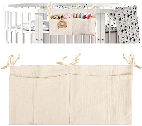 Baby Kinderzimmer Organizer, 1 Stück Baby Kinderbett Organizer, Baby Tasche Organizer, Kinderzimmer Hängender Bett Organizer Babybett Organizer Hängend für Kleidung Windeln Kinderzimmer Deko