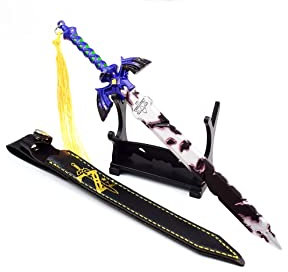 1 portachiavi Shield Sword Spear Model con espositore (stile 6)