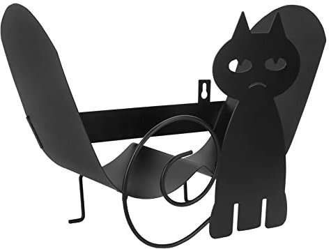 ORFOFE Toilettenpapierhalter in Katzenform Platzsparendes Papieraufbewahrungsregal Für Badezimmer Und Küche