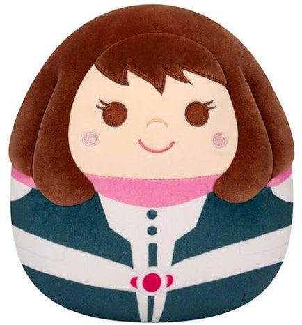 Squishmallows Original 20 cm Ochaco Uraraka – My Hero Academia – Offizieller Jazwares Plüsch – Sammlerstück, weiches und quetschbares Anime-Plüschtier
