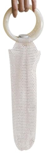 TROGN Sac de luxe pour bouteille de vin rouge, sac isotherme pour tasse de l'eau, sac d'emballage tchèque brillant, cadeau de transport à la main, tissé à la main