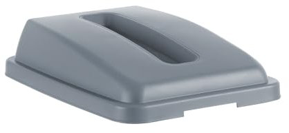 HENDI Couvercle avec ouverture rectangulaire, pour HENDI 691137 Poubelle 60L, 450x330x(H)100mm, gris, polypropylène