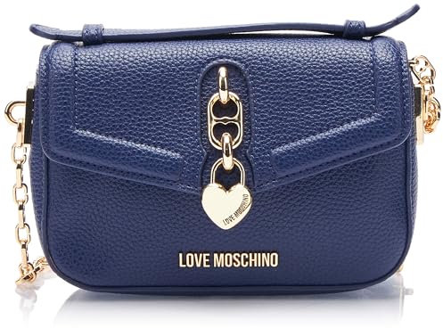 Love Moschino, BORSA A SPALLA Donna, Blu, Taglia unica