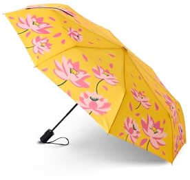 Dedoles Regenschirm Automatisch Unisex Damen Herren Sturmfest Taschenschirm Hochwertiger lustige Designs Regenbogen Schmetterlinge