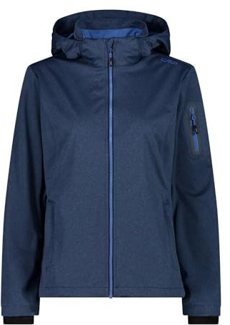 CMP WOMAN JACKET ZIP HOOD B.BLUE MEL-PROVENZA - 46