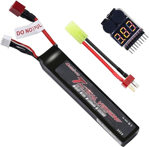 GENERIC Airsoft Akku Lipo Akku Stick 3S 11.1V 1100mAh 25C für Airsoft Gewehr Luftgewehr