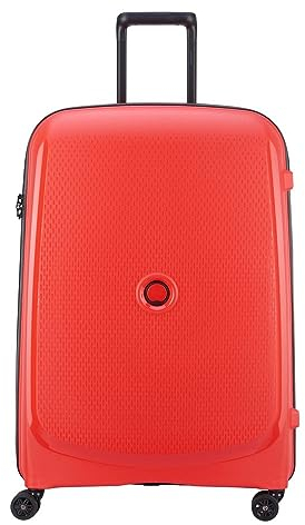 DELSEY Paris - Belmont Plus MR (Recyceltes Material) - Hartschalenkoffer 76 cm x 52 cm x 32 cm - 102 L - XL - Mandarinenorange