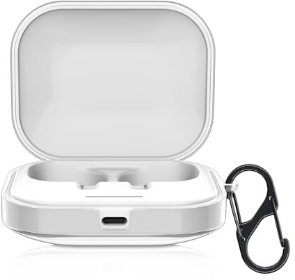 kwmobile Earphones Case Compatible with Xiaomi Redmi Buds 5 - Crystal TPU Two-Part Earbuds Case - Transparent